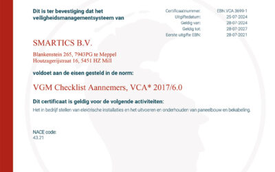 VCA-bedrijfscertificaat